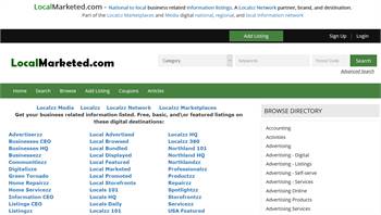 LocalMarketed.com - National to local business related information listings.