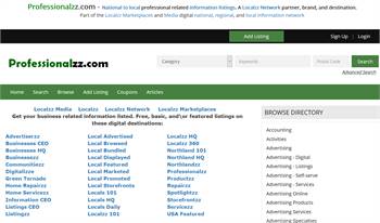 Professionalzz.com - National to local professional related information listings.