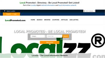 LocalPromoted.com - Local Promoted information. National to local business and information listings