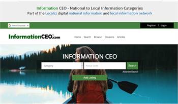 InformationCEO.com  - National to local business and information listings.