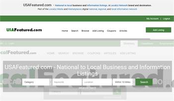 USAFeatured.com - National to Local business and information listings
