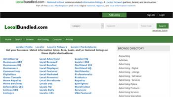 LocalBundled.com - National to local business related information listings.