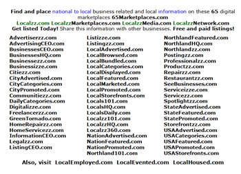 The Localzz Network passes 351,000 listings with 65 marketplaces with 235 more planned